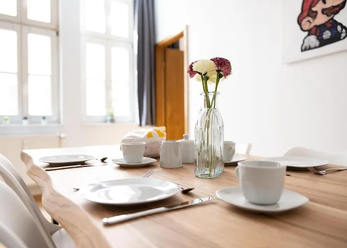 アパートホテル An Der Oper - Innenstadt - Zentral - Kueche - Wifi - Powered By Ko-living ハレ