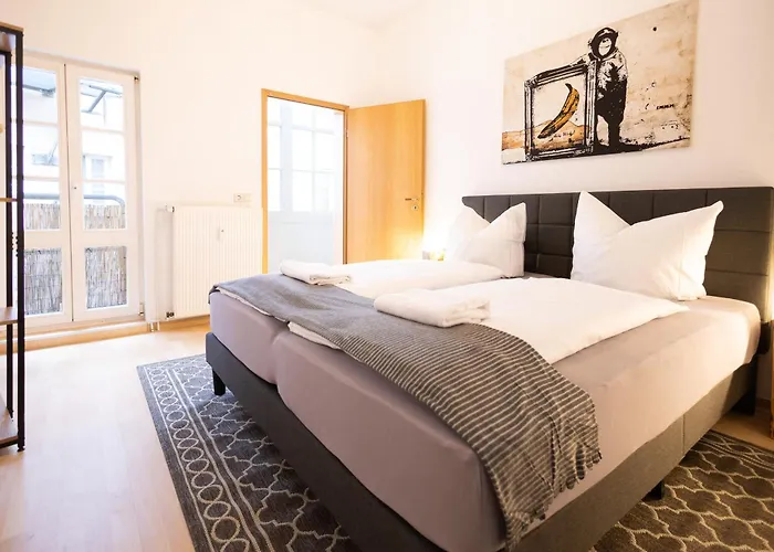 アパートホテル An Der Oper - Innenstadt - Zentral - Kueche - Wifi - Powered By Ko-living ハレ